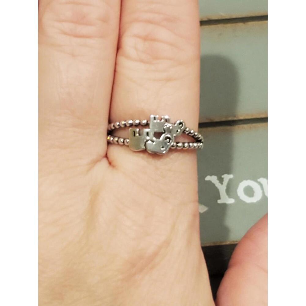 925 elephant ring open size adjustable - Picture 7 of 12